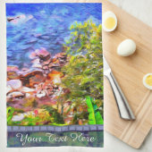 Yelapa Schilderachtig Uitzicht 0819 Theedoek