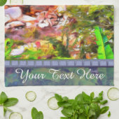 Yelapa Schilderachtig Uitzicht 0819 Theedoek (Gevouwen)