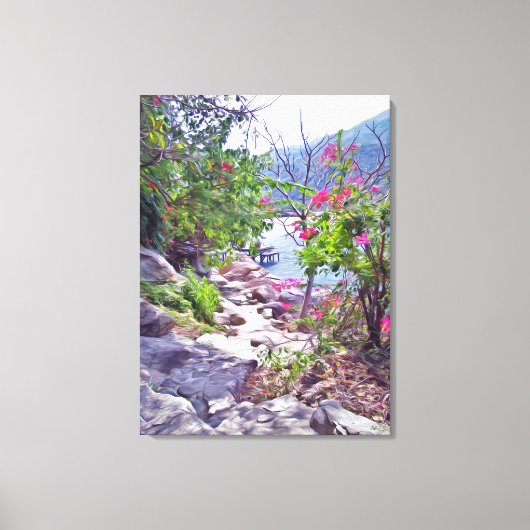 Yelapa Trail 821 Art Canvas Afdruk (Voorkant)