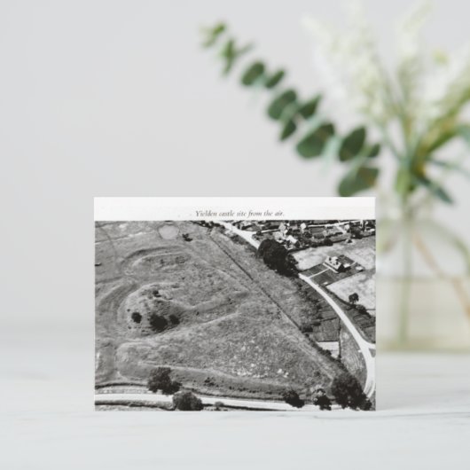 Yelden castle mound briefkaart (Staand voorkant)