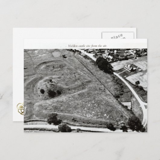 Yelden castle mound briefkaart (Voorkant / Achterkant)