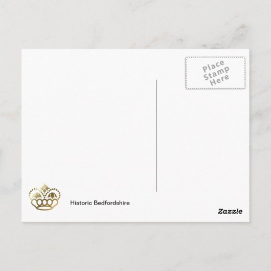 Yelden castle mound briefkaart (Achterkant)