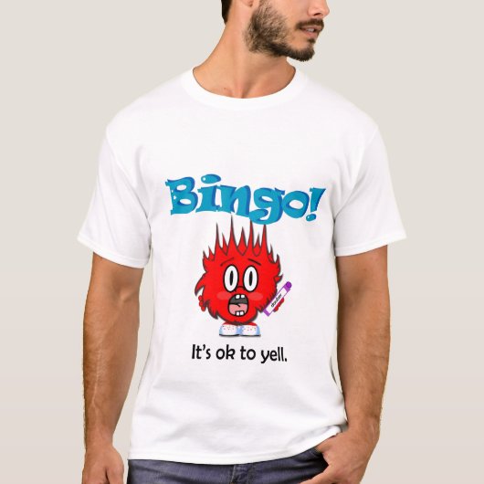 Yell Bingo! T-shirt (Voorkant)