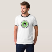 YELL Mouth_ Verander het gezicht van depressie gra T-shirt (Voorkant volledig)