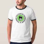 YELL Mouth_ Verander het gezicht van depressie gra T-shirt (Voorkant)