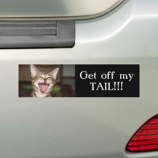 Yelling Cat Bumpersticker (Op auto)