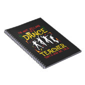 Yelling Dance Teacher Danser Fun Dancer Joke Notitieboek (Rechterzijde)