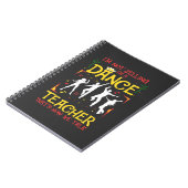 Yelling Dance Teacher Danser Fun Dancer Joke Notitieboek (Linkerzijde)