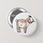 Yelling Goat Badge Ronde Button 5,7 Cm (Voorkant /achterkant)