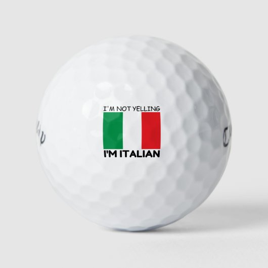YELLING ITALIAANS GOLFBALLEN (Voorkant)