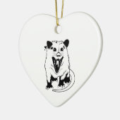 Yelling Possum Keramisch Ornament (Links)