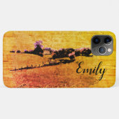 Yello Countryside Doodle & your name Case-Mate iPhone Case (Achterkant (horizontaal))