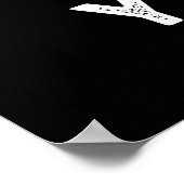 Yello Funny Yellow Lemon Pun Dark BG Poster (Hoek)