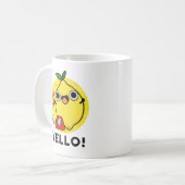 Yello Funny Yellow Lemon Pun Koffiemok (Voorkant links)