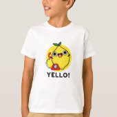 Yello Funny Yellow Lemon Pun T-shirt (Voorkant)