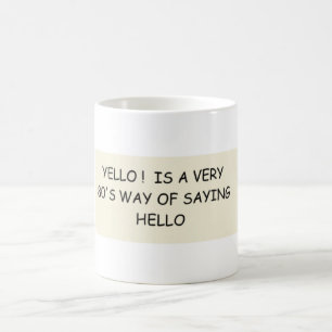 YELLO! Is een heel 80-weg Koffiemok