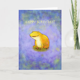 Yellor Frog Kaart(aanpasbaar) Kaart