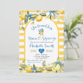 Yellos Blue Lemon Main Squeeze Vrijgezellenfeest Kaart (Staand voorkant)