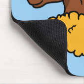 Yellow Afro Unicorn Muismat (Hoek)