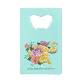 Yellow Albino Ball Python Creditkaart Flessenopener (Achterkant)