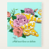 Yellow Albino Ball Python Planner (Achterkant)