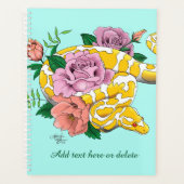 Yellow Albino Ball Python Planner (Voorkant)