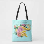 Yellow Albino Ball Python Tote Bag (Voorkant)