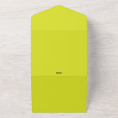 Yellow All In One Wedding Invitation – Lemon Uitnodiging (Buitenkant)