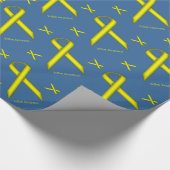 Yellow Alternating Rot. door Kenneth Yoncich Cadeaupapier (Hoek)
