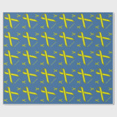 Yellow Alternating Rot. door Kenneth Yoncich Cadeaupapier (Vlak)