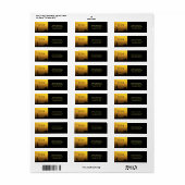 Yellow Amber Sunset Cactus Arizona Desert Etiket (Full Sheet)