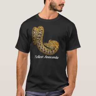 Yellow Anaconda Basic Dark T-Shirt