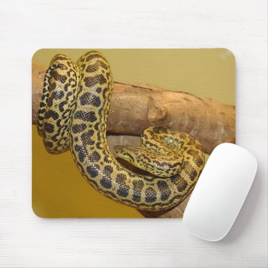 Yellow Anaconda Muismat (Met muis)