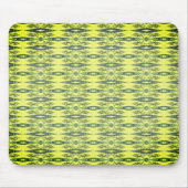 Yellow and black pattern  muismat (Voorkant)