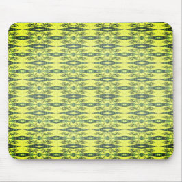 Yellow and black pattern  muismat