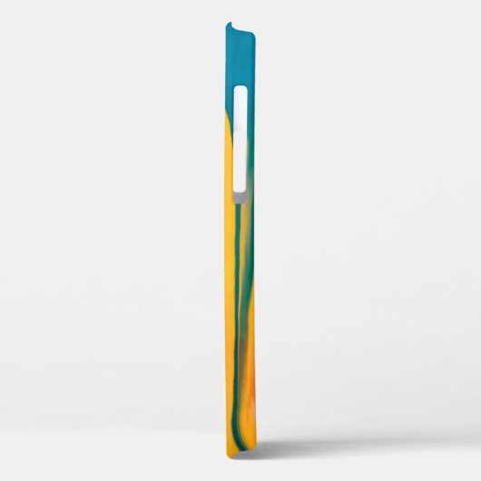 YELLOW AND BLUE APPAREL Case-Mate iPhone CASE (Achterkant / Links)