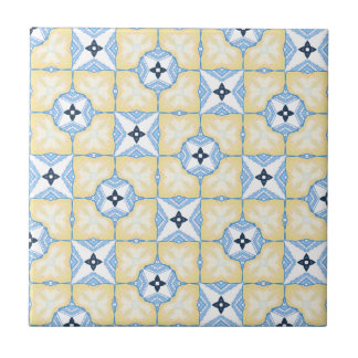 Yellow and Blue Tile  Tegeltje
