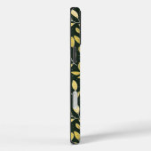 Yellow and Cream Leafy Branches Pattern  Case-Mate iPhone Case (Achterkant / Rechts)