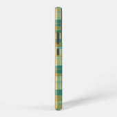 Yellow and Green Tartan Plaid Pattern Samsung Galaxy Hoesje (Rechterkant)