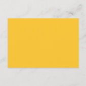 Yellow and Green Vibrant Floral QR Code RSVP Card Informatiekaartje (Achterkant)