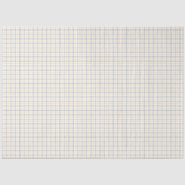 Yellow and Navy Striped Tissue Paper Tissuepapier