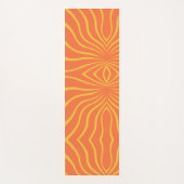 Yellow And Orange Abstract Yogamat (Voorkant)