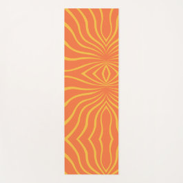 Yellow And Orange Abstract Yogamat