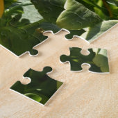 Yellow and Paars Petunia Flowers, Londen Verenigd  Legpuzzel (Zijkant)