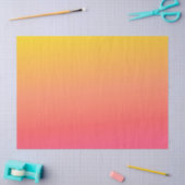 Yellow and Pink Gradient Tissuepapier (Craft)