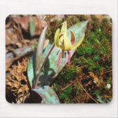 Yellow and Plum Trout Lily Muismat (Voorkant)
