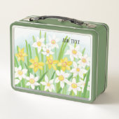 Yellow and White Daffodils in Spring Custom (Achterkant)