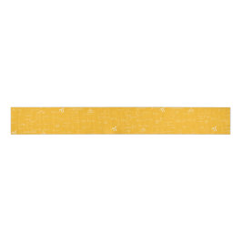 Yellow and white math formulas and equations craft grosgrain lint
