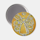 Yellow Angel Magnet (Voorkant / Achterkant)