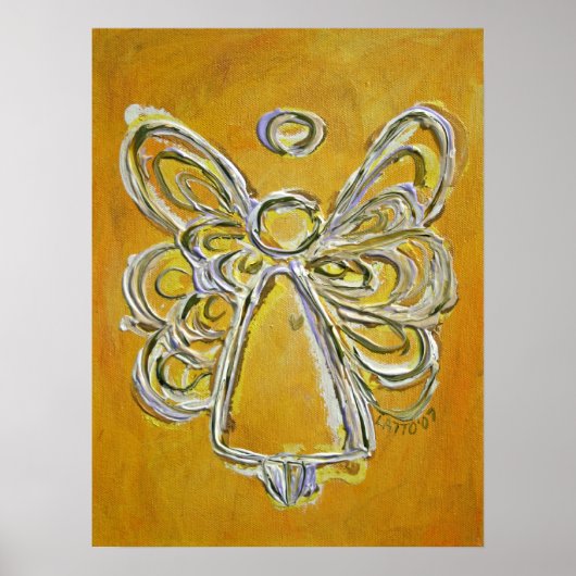 Yellow Angel Poster Art Print (Voorkant)